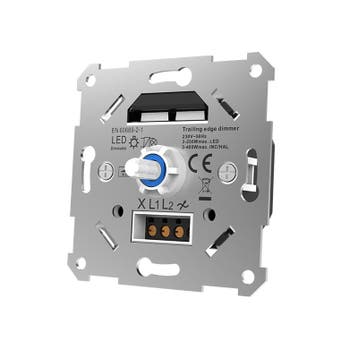 Dimmer - duo - trailing - edge - 2-400w, Verzenden
