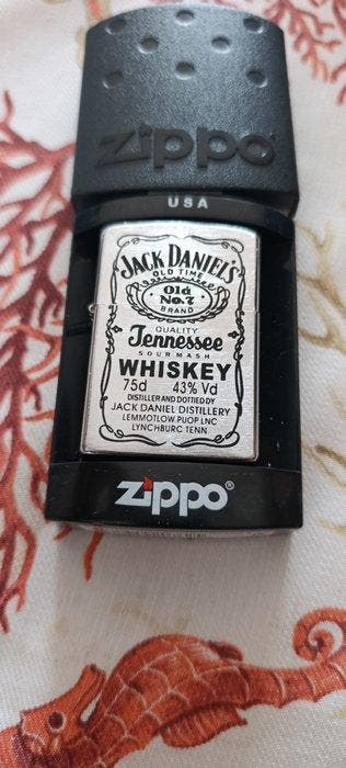 Zippo, Jack Daniels Old No. 7 - Zonder minimumprijs -, Verzamelen, Rookartikelen, Aanstekers en Luciferdoosjes