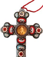 Crucifix - Heilig Jaar, 1925 MicroMosaico, Wandkruis -