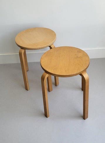 IKEA - Tabouret (2) - Frosta - Contreplaqué - IKEA vintage