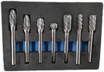 Frezenset 7-delig tungsten carbide, Verzenden, Nieuw