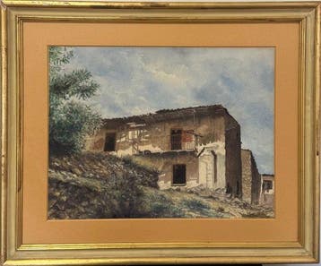 Guglielmo Micheli (1866-1926) - Casolare