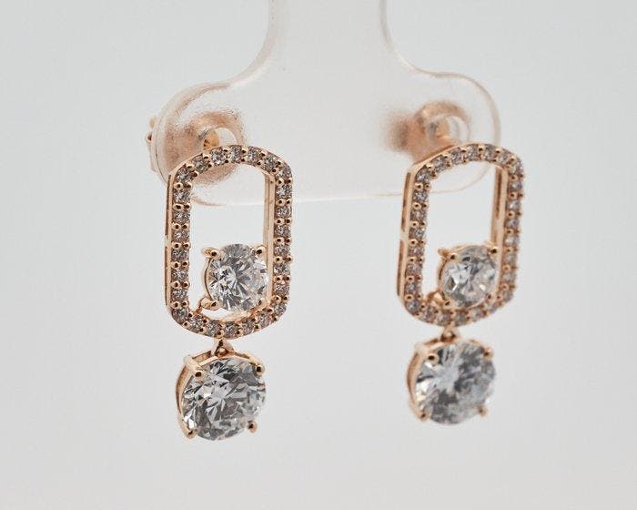 Zonder minimumprijs - Oorbellen - 14 karaat Geel goud -, Handtassen en Accessoires, Oorbellen