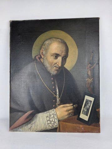 Scuola Napoletana XIX - SantAlfonso Maria de Liguori