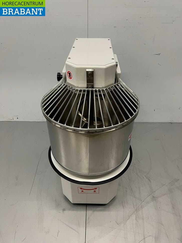RVS HCB Spiraalkneder deegmenger deegmixer 30 liter 400V, Articles professionnels, Horeca | Équipement de cuisine, Enlèvement ou Envoi