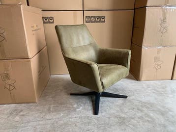 Veiling - Fauteuil Bronz (2 stuks) Draaibaar - Microleder -, Huis en Inrichting, Fauteuils, Nieuw
