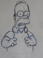 Matt Groening - 1 Original drawing - The Simpsons - The, Cd's en Dvd's, Nieuw in verpakking