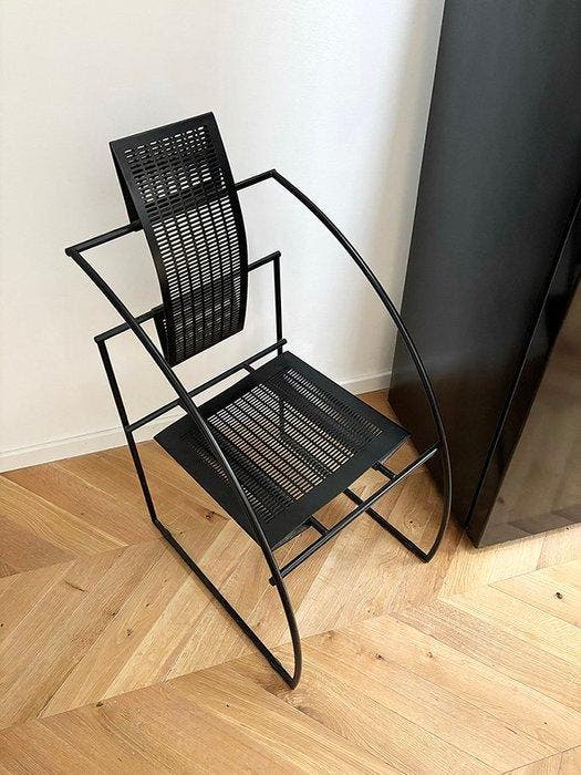 Alias - Mario Botta - Quinta - Stoel (2) - Staal -, Antiquités & Art, Antiquités | Meubles | Chaises & Canapés