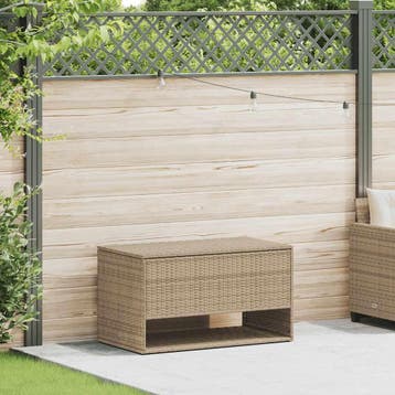 vidaXL Opbergbox voor buiten 100x55x55,5 cm poly rattan, Tuin en Terras, Verzenden, Nieuw