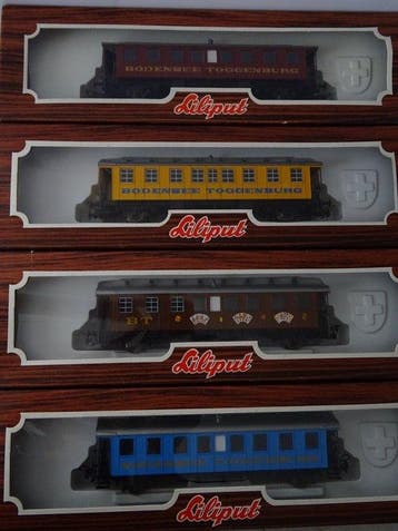 Roco H0 - Modeltrein personenwagen (4) - 4 x personenwagens, Nieuw