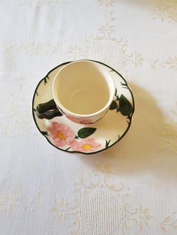 Villeroy & Boch - Kop en schotel - Wild-Rose - Keramiek