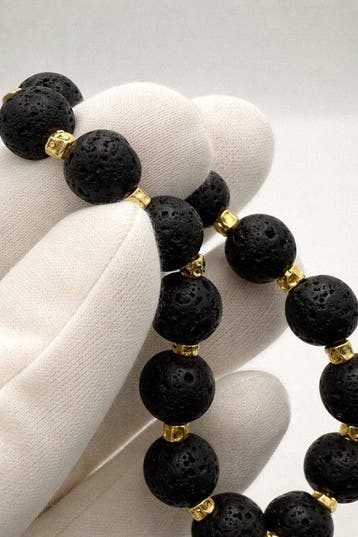 OP MAAT - Lava Vulkanisch - Zilver 925 - CZ - Certificaat -