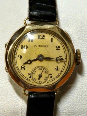 P. MOSER - 14K Solid Gold vintage - 75807 - Dames -, Nieuw