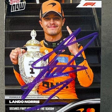 Mclaren - Topps Now - Secures First Victory of the Season