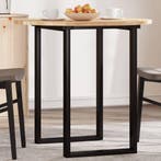 vidaXL Tafelblad rond Ø 80x2 cm massief acaciahout, Verzenden, Nieuw