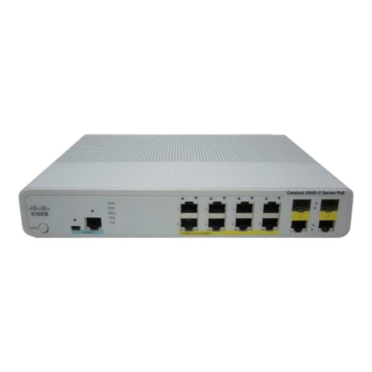 Cisco WS-C2960C-8TC-L, Computers en Software, Netwerk switches, Ophalen of Verzenden