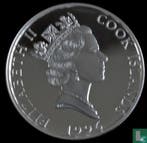 Cookeilanden 5 dollars 1996 (PROOF) Cheetah, Verzenden, Losse munt, Goud
