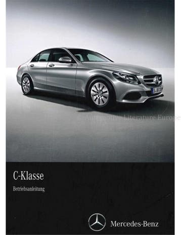 2013 MERCEDES BENZ C KLASSE INSTRUCTIEBOEKJE DUITS