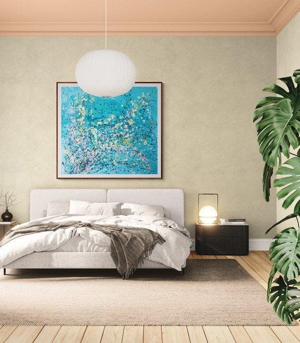 Floria Rey - Blue Sky XXL, Antiek en Kunst, Kunst | Schilderijen | Modern