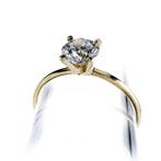 Zonder minimumprijs - Verlovingsring - 14 karaat Geel goud -