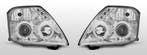 Koplampen Angel Eyes | Citroen C2 2003-2010 | chroom, Auto-onderdelen, Verzenden, Nieuw, Peugeot