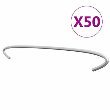 vidaXL Gabionhaken 50 st 50 cm gegalvaniseerd staal, Tuin en Terras, Verzenden, Nieuw