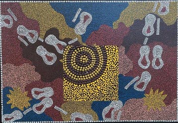 Onbekende kunstenaar - Peinture - Aborigène - Australie