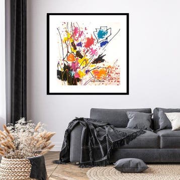 Dam Domido - Right colors - 80 x 80 cm - White background