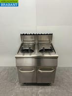 RVS Combisteel Dubbele Friteuse Frituur 2 x 15 Liter GAS, Zakelijke goederen, Horeca | Keukenapparatuur, Ophalen of Verzenden