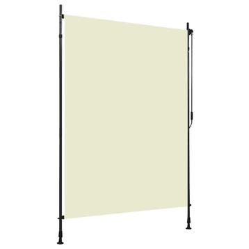 vidaXL Rolgordijn voor buiten 150x270 cm crème, Tuin en Terras, Verzenden, Nieuw