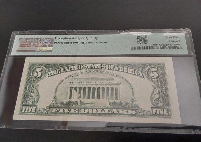 Verenigde Staten van Amerika. - 5 Dollars - 1977 - Offset, Timbres & Monnaies, Billets de banque | Europe | Billets non-euro