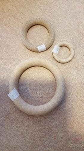 Houten Ring voor macramé 5,5 cm, Hobby en Vrije tijd, Nieuw