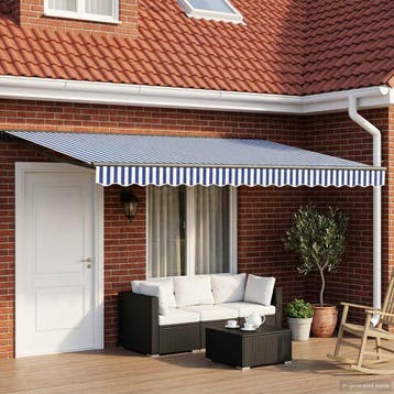 vidaXL Elektrisch Uitschuifbare Zonneluifel 4 × 3 m, Tuin en Terras, Zonneschermen, Verzenden, Nieuw
