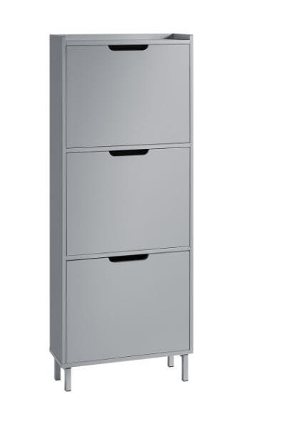 2dekans | SoBuy Schoenenkast - 3 Kleppen - 50 x 19 x 129 cm, Huis en Inrichting, Kasten | Schoenenkasten, Ophalen of Verzenden