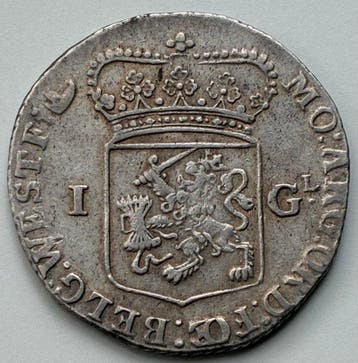 Pays-Bas, Frise-Occidentale 1 Gulden 1765/64 / Zeer zeldzame