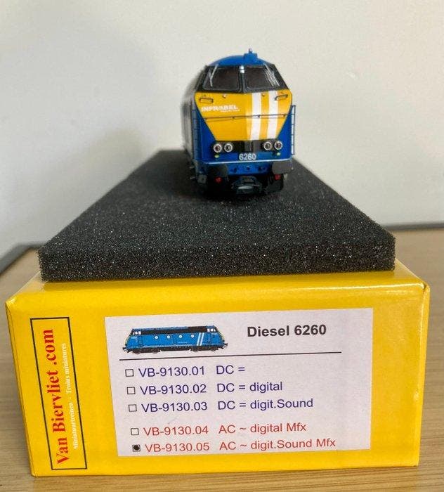 Van Biervliet H0 - VB-9130.5 - Diesellocomotief (1) - Reeks, Hobby & Loisirs créatifs, Trains miniatures | HO