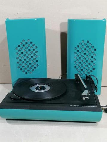Schneider - Se 460 space age stéréo Platenspeler, TV, Hi-fi & Vidéo, Radios
