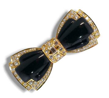 Broche - 18 carats Or jaune, Broche en or jaune 18K en forme