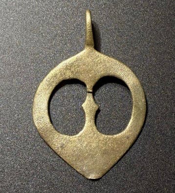 Époque Viking Bronze Subtype rare de Closed – ouvragé,, Antiquités & Art