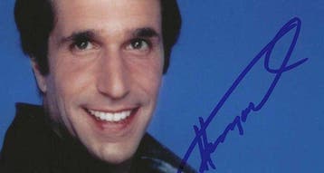 Happy Days - Henry Winkler - 20x25 cm Photo Signed in Person, Nieuw