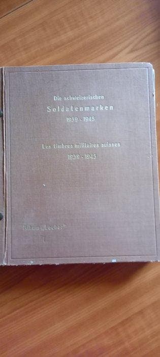 Zwitserland 1914/1945 - Verzameling soldateninsignes, meer, Postzegels en Munten, Gestempeld
