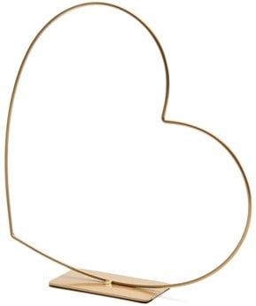 Metalen frame Hart liggend op voet Goud 30 cm