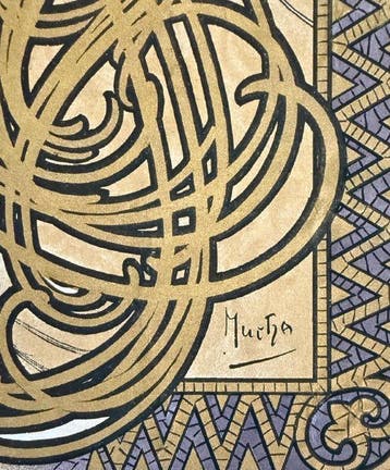 Alphonse Marie Mucha - “Advertising poster: Job, 1896”.