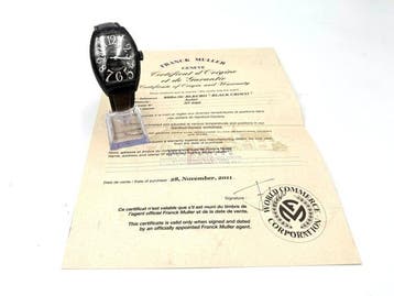 Franck Muller - Casablanca XL Black Croco - 8880SCBLKCRO -, Nieuw