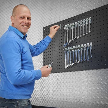 Datona Gereedschapshaak - 5 cm (20 stuks) - Datona - Zwart, Doe-het-zelf en Bouw, Werkbanken, Ophalen of Verzenden, Nieuw