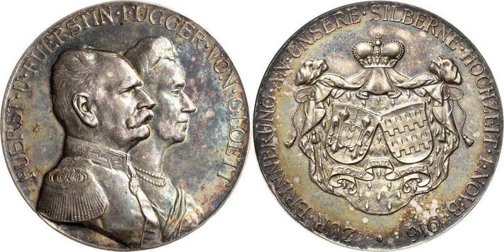 Zilver medaille 1916 Bayern-medaille, Timbres & Monnaies, Monnaies | Europe | Monnaies non-euro, Envoi