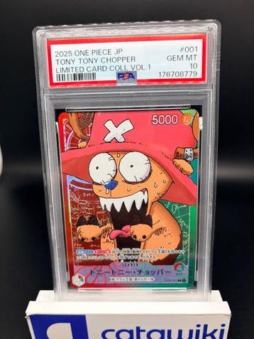 One Piece - 1 Graded card - Tony Tony Chopper L - OP08-001 -