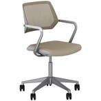 steelcase Qivi Bureaustoel Met 5-sterren Onderstel Malt, Verzenden, Zo goed als nieuw, Beige