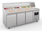 Pizzawerkbank 3 Deuren en 13 x 1/3 Gn Pan, Zakelijke goederen, Verzenden, Nieuw in verpakking, Koelen en Vriezen