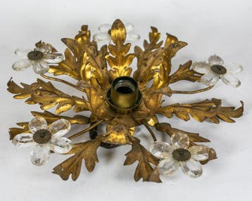 Banci Firenze o simile - Plafondlamp - plafonier met gouden